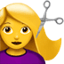 💇‍♀️ woman getting haircut display on Apple